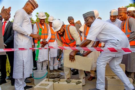 Governor Umaru Bago Performs Groundbreaking For The Remodelling Of The