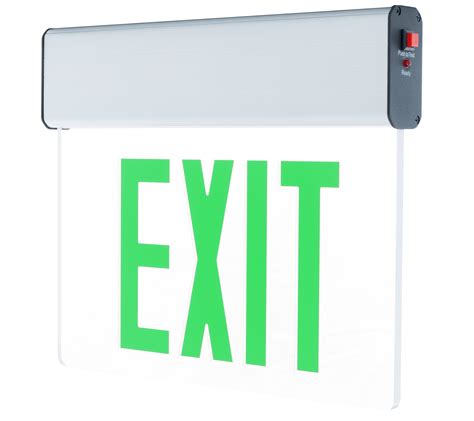 Edgelit LED Exit Sign