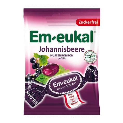 Em eukal Hustenbonbons Johannisbeere gefüllt zuckerfrei 75 g online bei