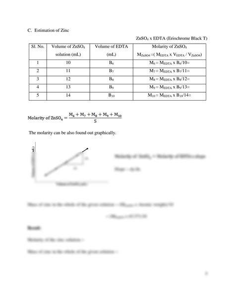 SOLUTION Complexometric Titrations Microanalysis Procedure Studypool