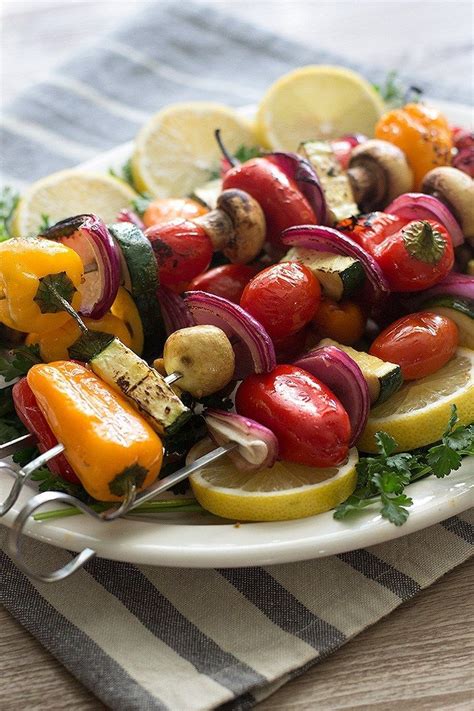 Veggie Shish Kabob Is A Great Side Dish Shish Kabobs Summer