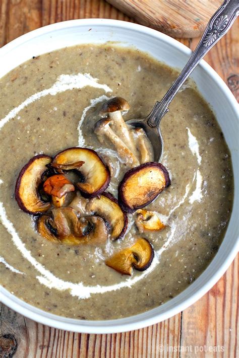 Instant Pot Mushroom Soup (Gluten-Free)