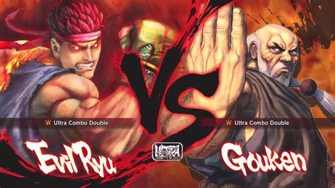 Ultra Street Fighter Evil Ryu Vs Gouken Hardest Youtube