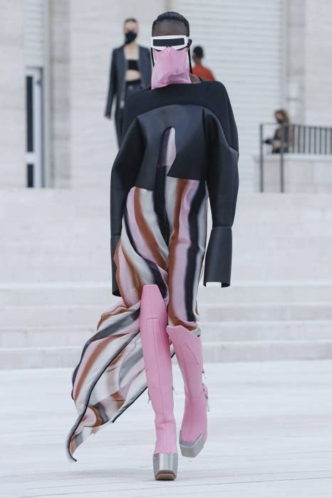 Rick Owens SS21 PHLEGETHON Pop Pink Wader Kiss Boots Grailed