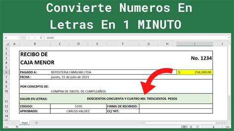 Complemento para Convertir Números a Letras en Excel Cursos de excel