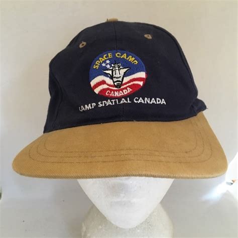 Vintage Space Camp Strapback Hat 1990s 80s Z1 Gem