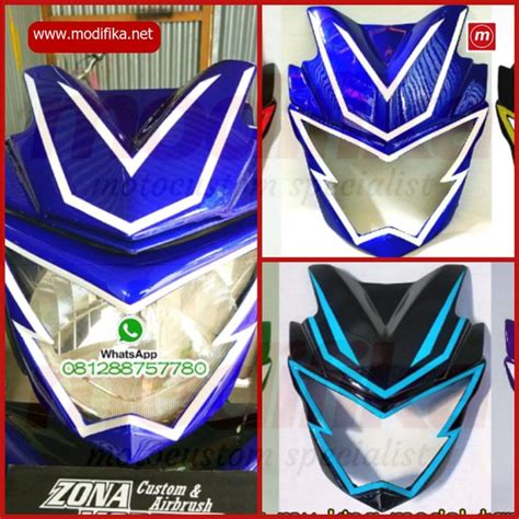 Jual Cover Headlamp Lampu Plus Visor Yamaha Jupiter Mx King Di Lapak