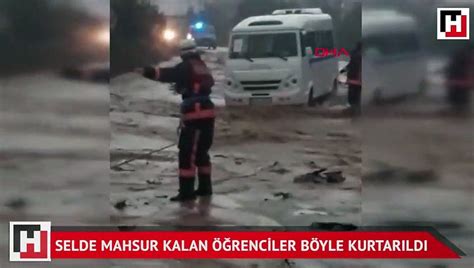 Selde mahsur kalan öğrenciler böyle kurtarıldı Dailymotion Video