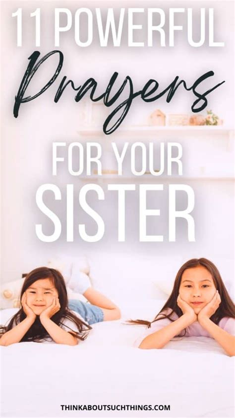 Prayer For My Sister