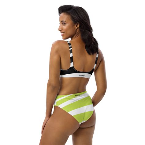 Recycled high waisted bikini MōBēL USA