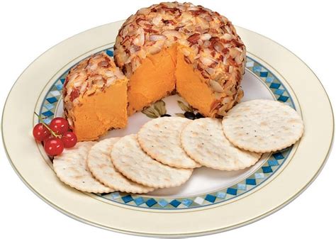 Cheese Ball with Crackers - Prepared Food Photos, Inc.