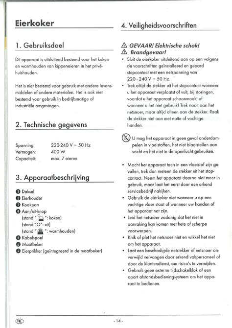 Handleiding Silvercrest Sek A Pagina Van Nederlands