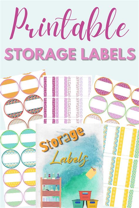 Printable Storage Labels, Storage Stickers, Storage Labels, Storage Box ...