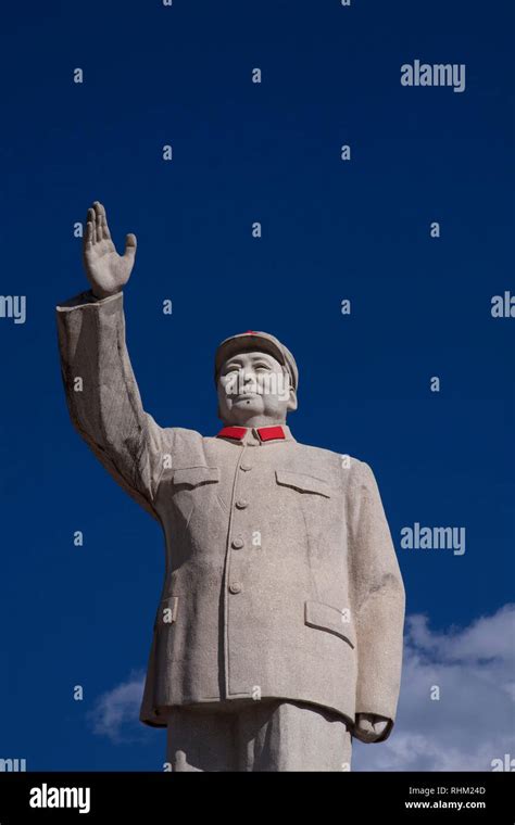 Statue Of Mao Tse Tung Mao Zedong Chairman Of The Communist Party Of