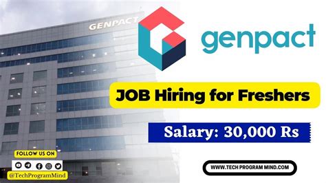 Genpact Recruitment 2024 Genpact Associate Hiring 2024 Tech Program