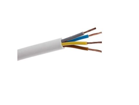 Cablu Electric Litat 4x1mm² Alb MYYM Litat 100m Vectro Electronics