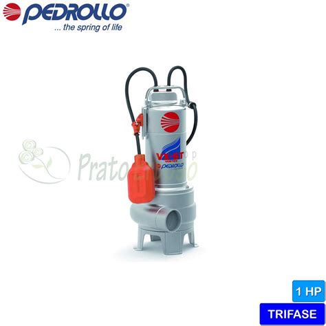 VX 10 35 ST Electric Pump For Sewage Water VORTEX Three Phase