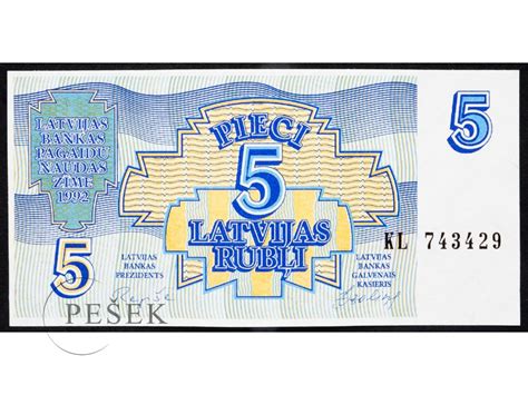 5 Rubl 1992 • Numismatika Pešek