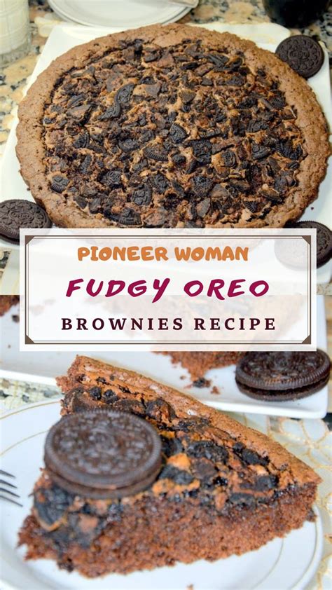 Fudgy Oreo Brownies Recipe