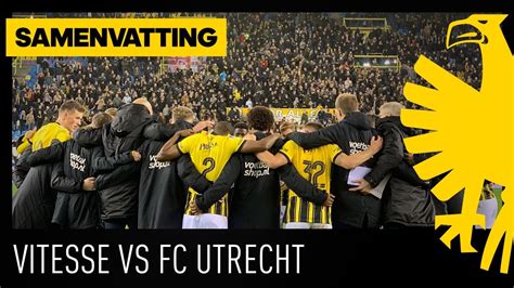 SAMENVATTING Vitesse Vs FC Utrecht YouTube