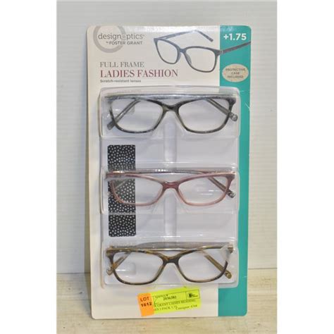 Foster Grant Ladies Reading Glasses 3 Pack 1 75