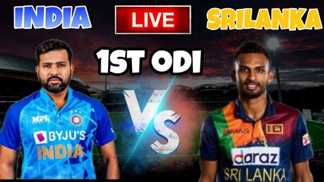 India Vs Srilanka 1st Odi Cricket 22 Live Youtube