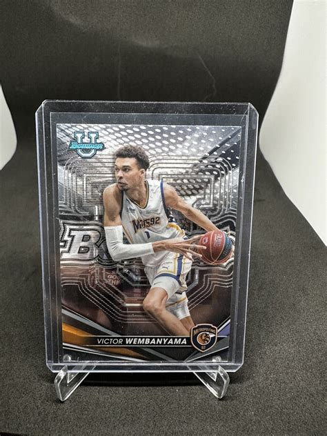 Victor Wembanyama 2022 23 Bowmans Best U Base Rookie Card 51 Spurs