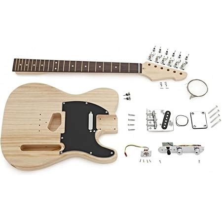 Guitare Électrique DIY Kit De Bricolage Tout En Un Avec Corps De Style