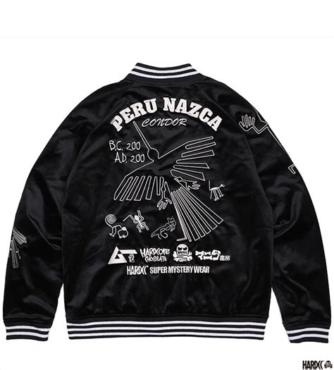 ハードコアチョコレート HARDCORE CHOCOLATE 月刊ムー ナスカジャン 別珍 メヒアブラック JACKET