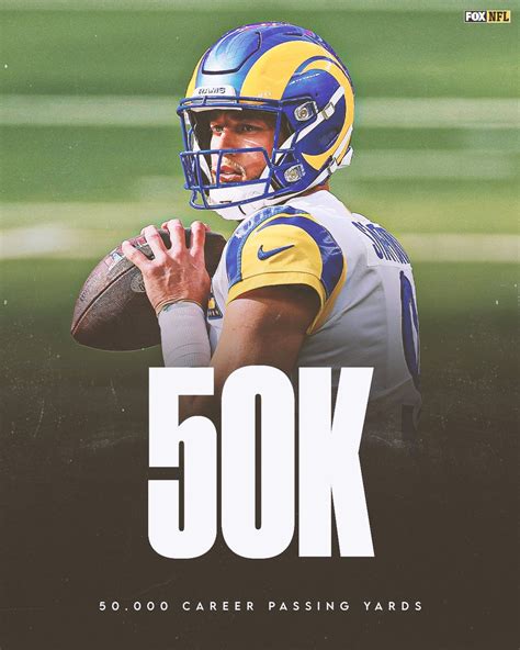 FOX Sports NFL On Twitter 50K Matthew Stafford Becomes The 12th