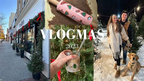 Vlogmas Day 1 Getting Our Christmas Tree Making Homemade Cinnamon