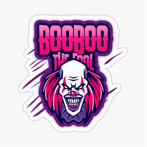 Clown License Boo Boo The Fool Funny Sticker For Sale By