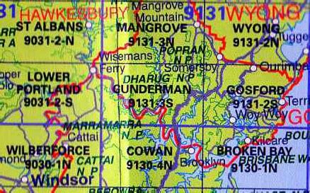 Gosford 9131-2-S NSW Topographic Printed Map - Printed - A.B.C. Maps