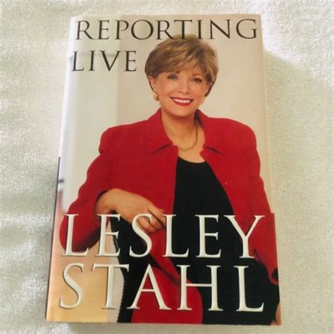 Other | Leslie Stahl Hard Cover Book Reporting Life Female Reporter Nonfiction Memoir | Poshmark