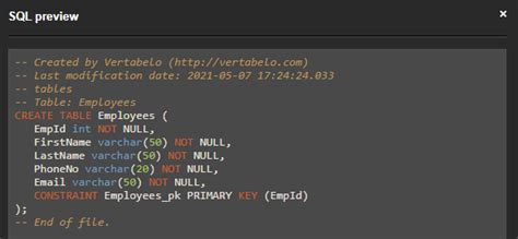 Constraints In Mysql And How To Model Them In Vertabelo Vertabelo Database Modeler