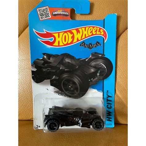 現貨 正版 風火輪 hot wheels 小汽車 蝙蝠俠 batman 黑暗騎士 蝙蝠車 Arkham 城市系列 蝦皮購物