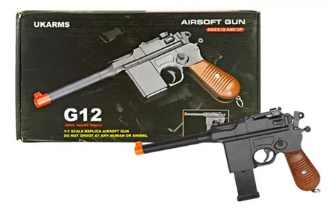 Pistola Ukarms G Mauser C Airsoft Metal Replica Meses Sin Inter S