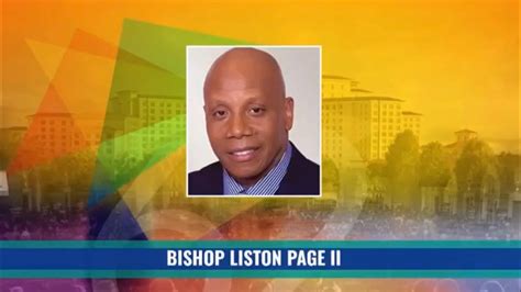 Pcaf 62nd Holy Convocation Bishop Liston Page Youtube