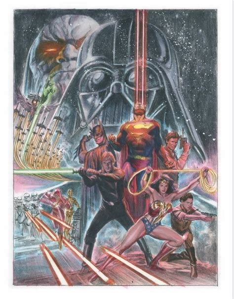 DC Comics Meets Star Wars in “Unseen” Art by Alex Ross - Superman Homepage