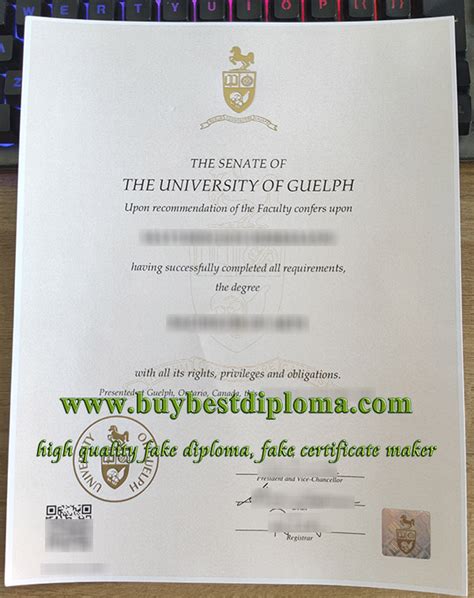 Buy A Fake University Of Guelph Diploma With Affordable Price