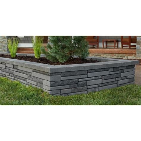 Oldcastle Natural Impressions 2 In X 12 In X 8 In Universal Grey