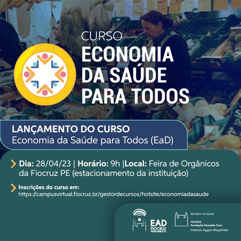 Fiocruz Pe Lança Curso Sobre Economia Da Saúde Voltado Para A População Em Geral Campus