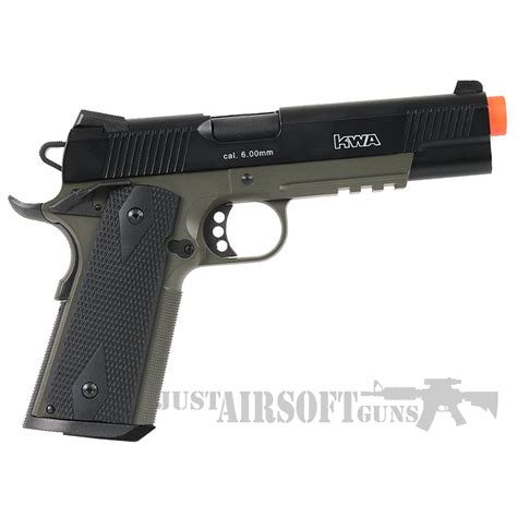 KWA 1911 MK IV PTP Gas Blowback In OD Green Airsoft Pistol