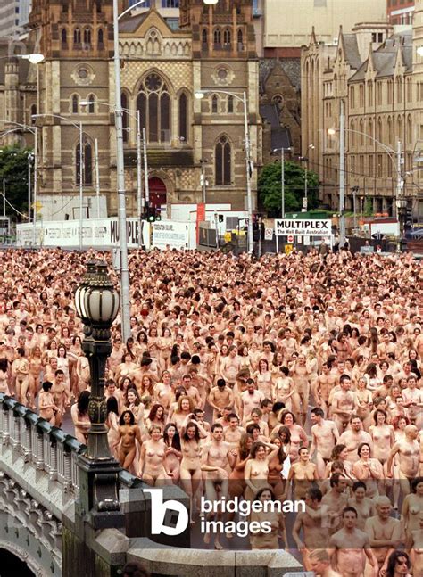 Image Of More Than Nude Volunteers Wait For A Photo Shoot By Tunick Spencer B