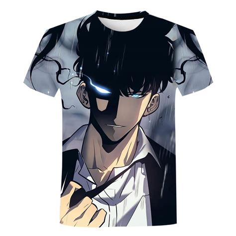 Solo Leveling T Shirts Anime Manga 3d T Shirta 13400548382 Allegropl