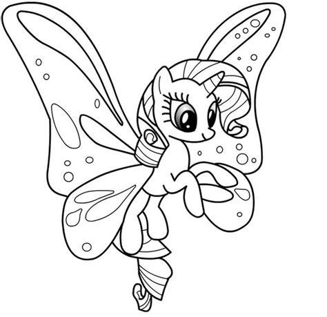 Разукрашки Литл Пони. Картинки для девочек распечатать бесплатно.