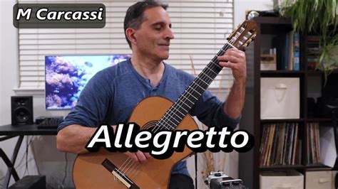 Allegretto Op 59 N 8 Mateo Carcassi Classical Guitar Solo YouTube