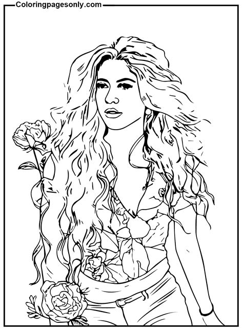 23 Páginas Para Colorear De Shakira