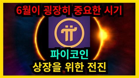 파이코인 6월 오픈메인넷 Youtube