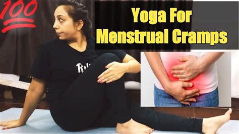 Yoga For Menstrual Cramps Relief I Period Pain Relief I Ashwini Soni